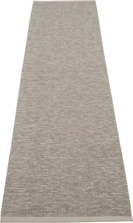 Šedý vnitřní a venkovní běhoun 70x300 cm Sam Warm Grey – Pappelina