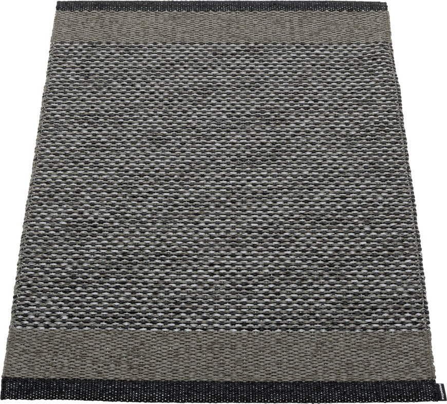 Antracitový vnitřní a venkovní koberec 60x85 cm Edit Charcoal – Pappelina