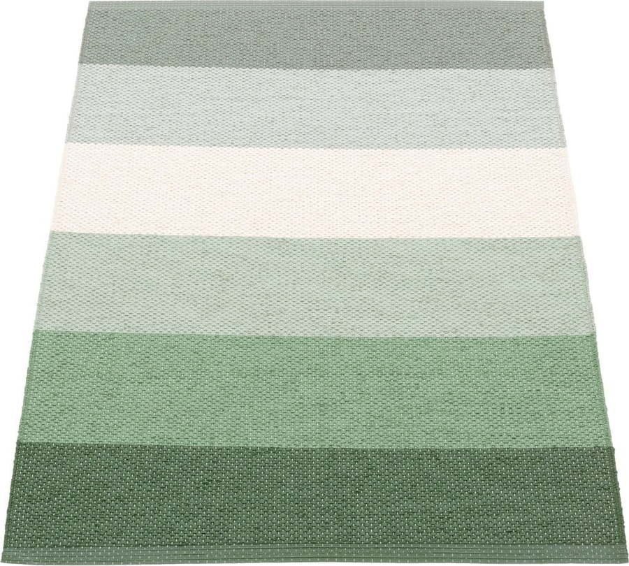Zeleno-krémový vnitřní a venkovní koberec 70x100 cm Molly Woods – Pappelina