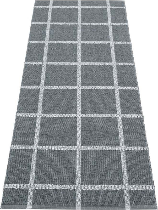 Antracitový vnitřní a venkovní běhoun 70x225 cm Ada Granit – Pappelina