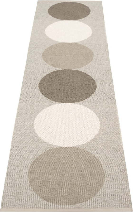 Šedo-krémový vnitřní a venkovní běhoun 70x280 cm Otto Clay – Pappelina