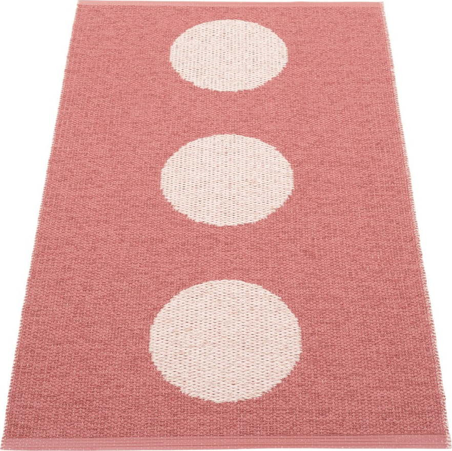 Světle červený vnitřní a venkovní koberec 70x120 cm Vera Pop Blush – Pappelina