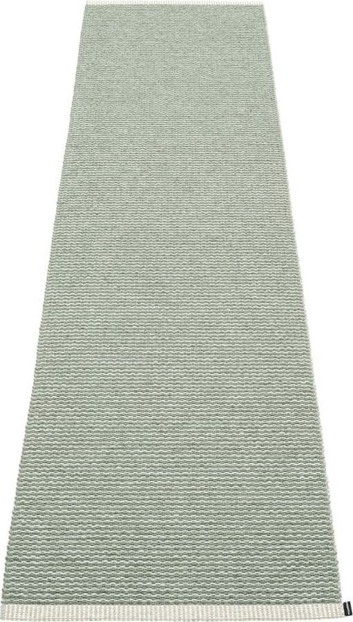 Světle zelený vnitřní a venkovní běhoun 70x300 cm Mono Sage Army – Pappelina