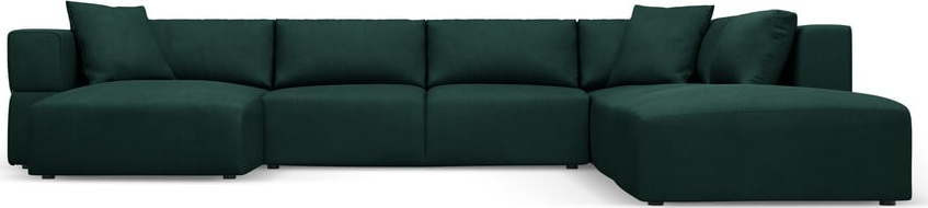 Zelená rohová pohovka do 