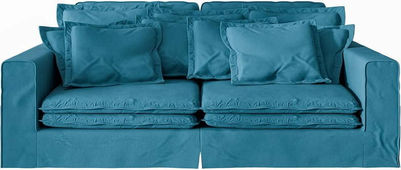 Světle modrá pohovka 236 cm Nora – Ropez