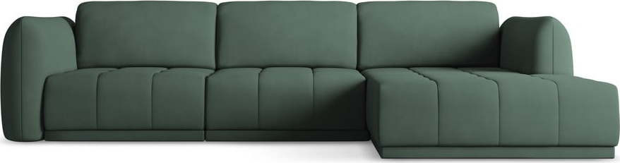 Zelená rohová pohovka (pravý roh) Hoku – Makamii