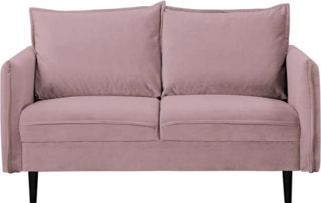 Sametová pohovka v levandulové barvě 138 cm Juli – Ropez