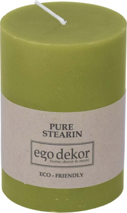 Zelená svíčka Eco candles by Ego dekor Friendly, doba hoření 37 h