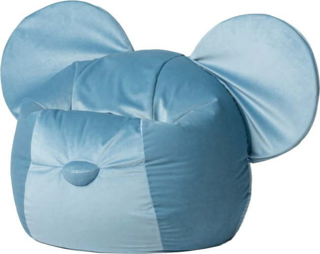 Modrý dětský sedací vak Ears – The Brooklyn Kids