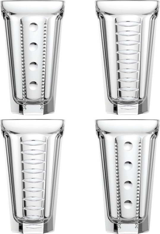 Sada 4 sklenic na long drinky La Rochère Saga, 340 ml