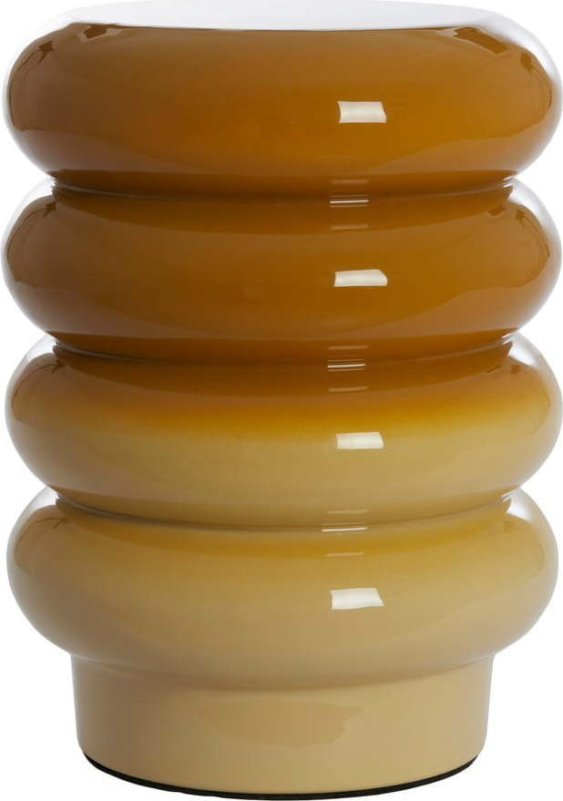 Kovový kulatý odkládací stolek ø 30 cm Mirogi – Light & Living