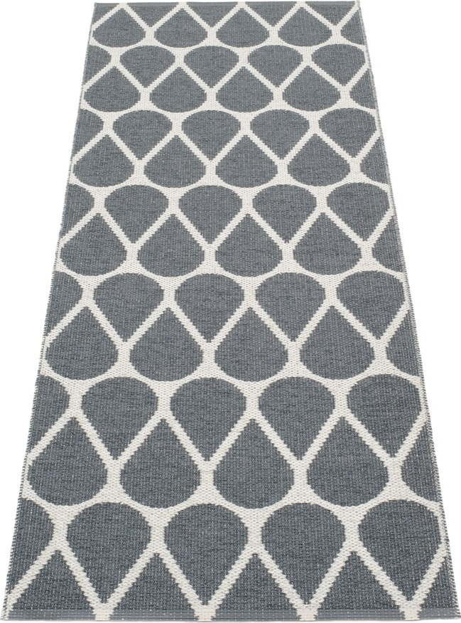 Tmavě šedý vnitřní a venkovní běhoun 70x200 cm Otis Granit – Pappelina