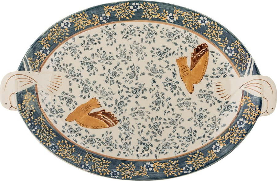 Tác z kameniny 25x34 cm Hezha – Bloomingville