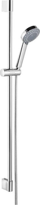 Sprchový set z nerezové oceli v leskle stříbrné barvě s ruční sprchou/s posuvným držákem 98 cm Amy – Sapho