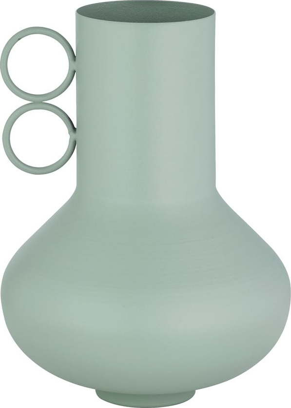 Kovová váza šalvějově zelená (výška 20 cm) Loha – Blomus