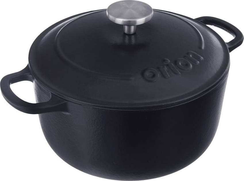 Litinový hrnec s pokličkou na indukci 3,3 l LITINA SMALT – Orion
