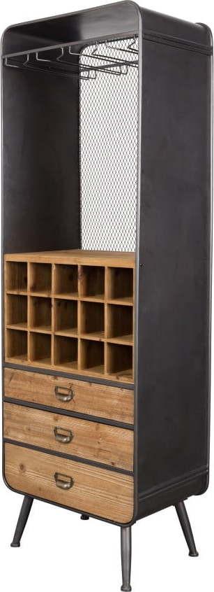 Dřevěná vinotéka Dutchbone Vino