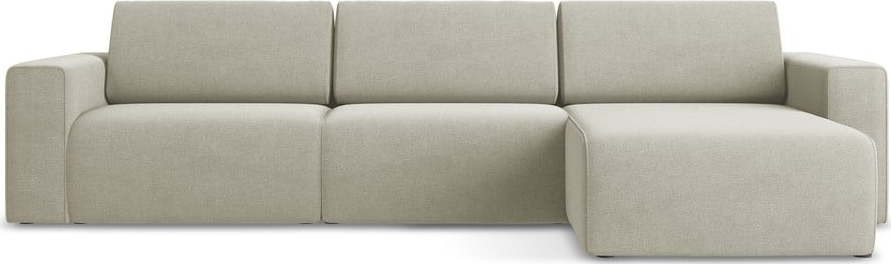 Béžová modulární rohová pohovka (pravý roh) Kalea – Makamii