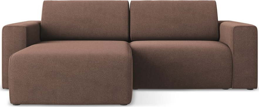 Růžová rohová pohovka (levý roh) Kalea – Makamii