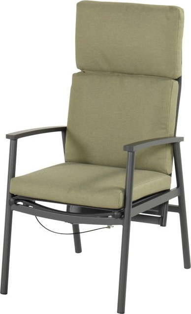 Zelená kovová zahradní židle Flora – Hartman