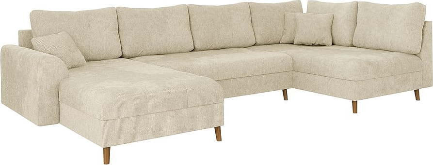 Béžová rohová pohovka (levý roh/do 