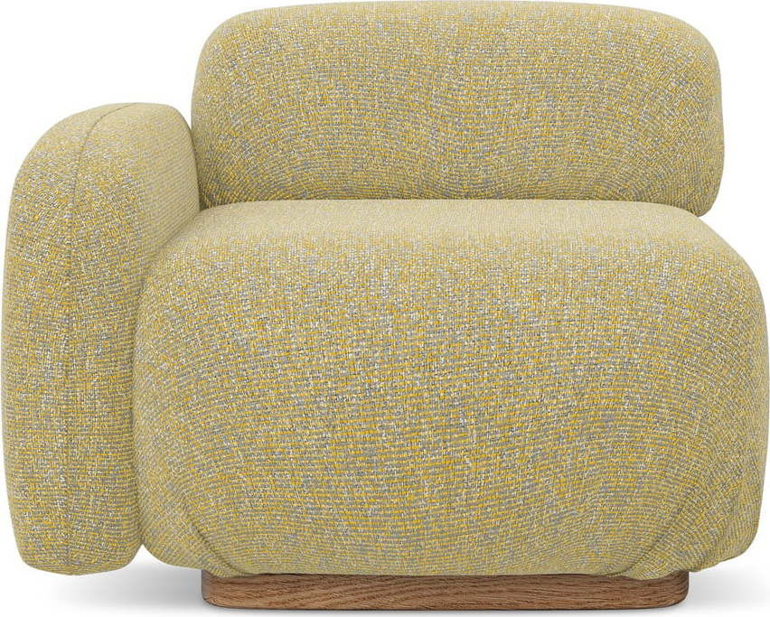 Žlutý modul pohovky (levý roh) Ailani – Makamii