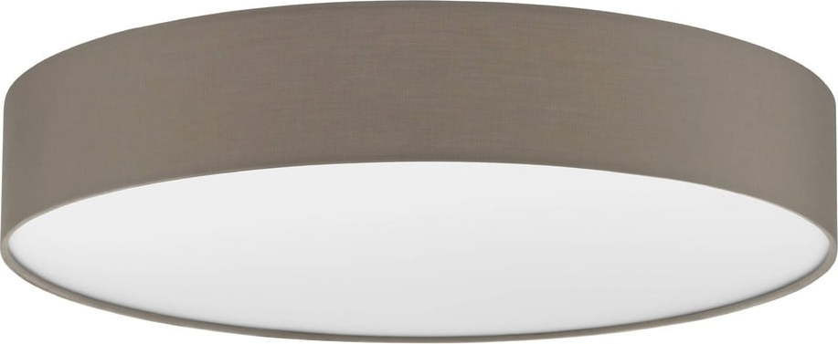 Hnědé LED stropní svítidlo s textilním stínidlem ROMAO 3 – EGLO