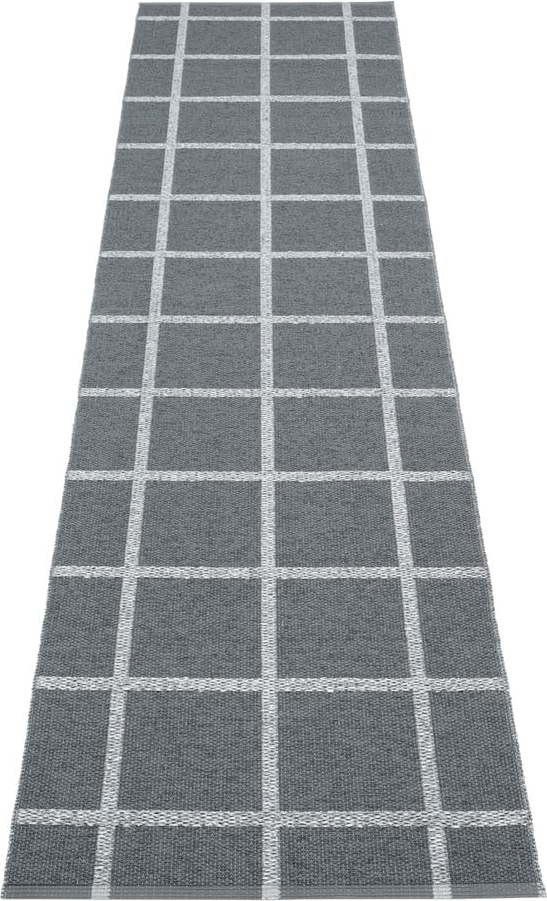 Antracitový vnitřní a venkovní běhoun 70x300 cm Ada Granit – Pappelina