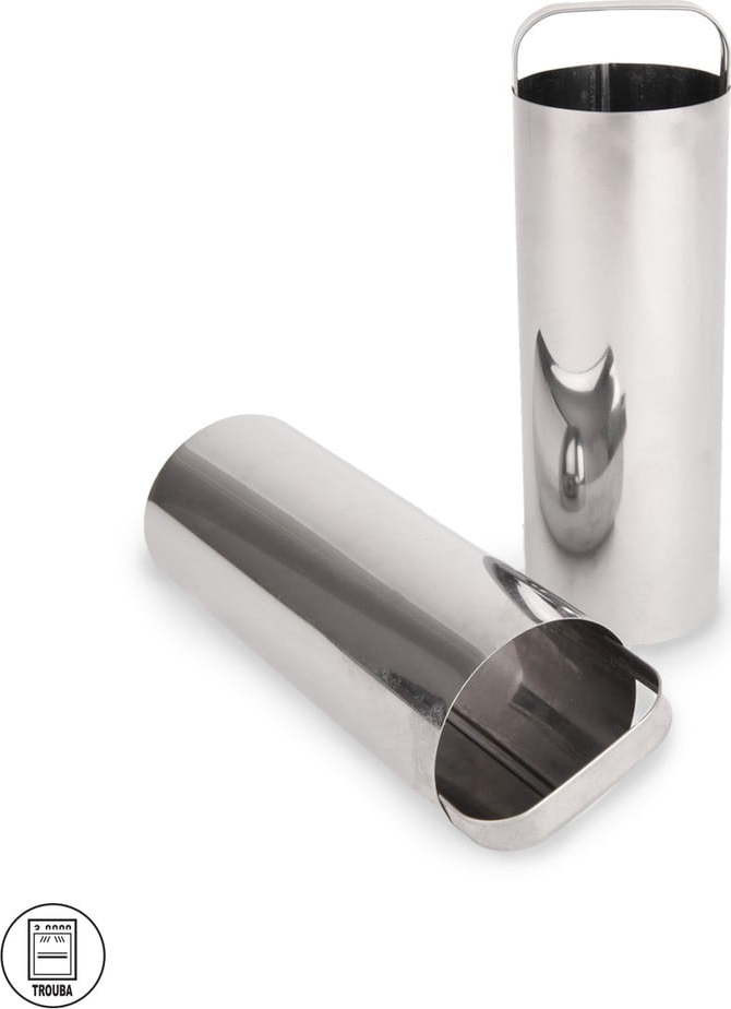 Nerezové formy na pečení trdelníku v sadě 2 ks ø 6 cm – Orion