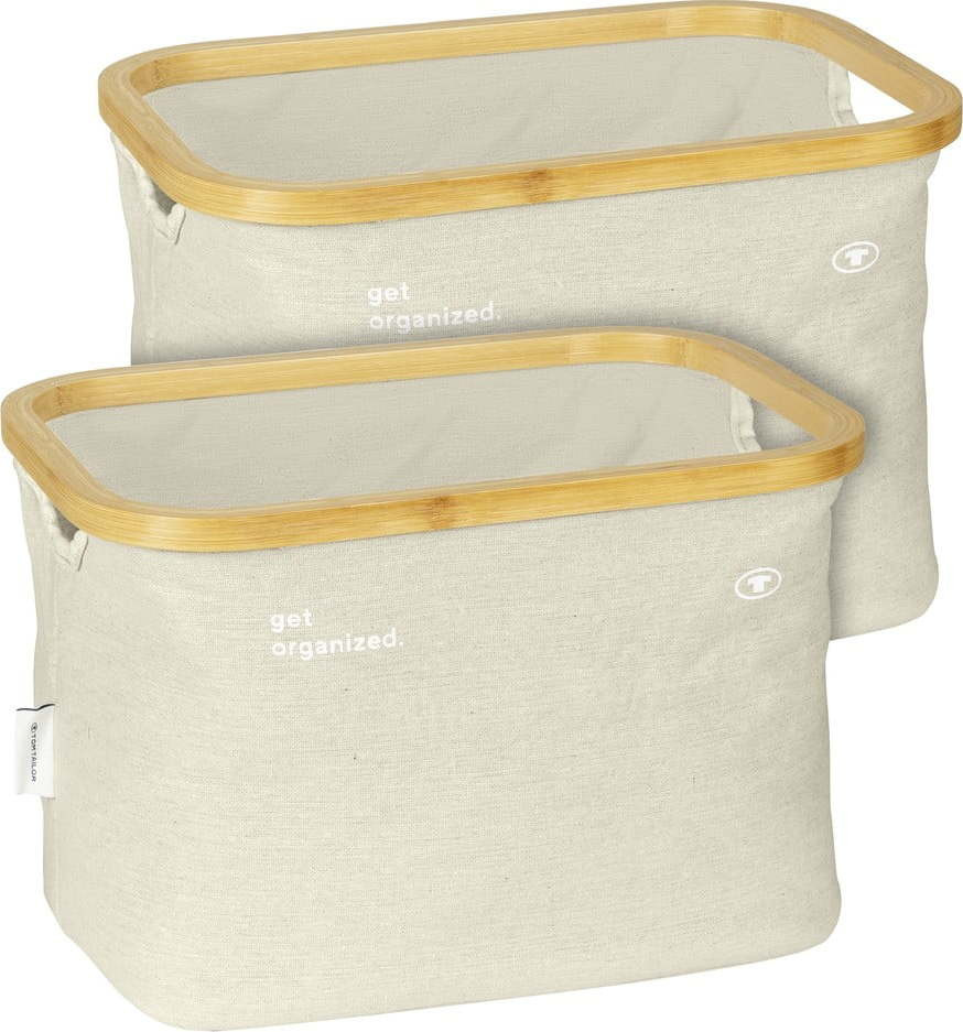 Látkové košíky v sadě 2 ks 38x26x26 cm Tom Tailor – Wenko