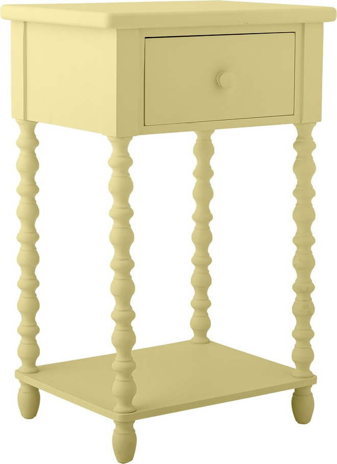 Světle žlutý noční stolek Salino – Bloomingville