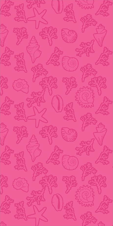 Růžová bavlněná plážová osuška 70x140 cm Sea – B.E.S.