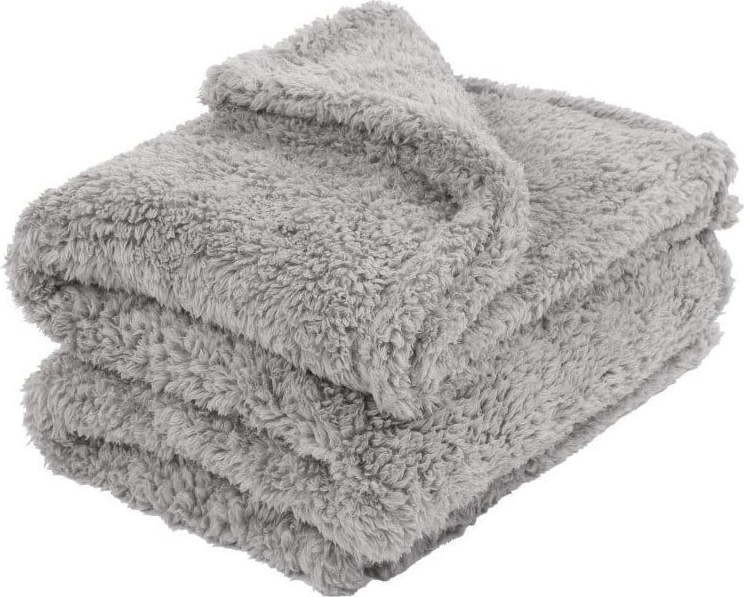 Plyšová deka v barvě taupe Tiseco Home Studio Teddy, 130 x 170 cm