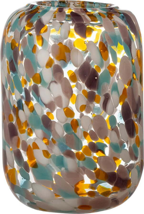 Skleněná ručně vyrobená váza (výška 18 cm) Vidia – Bloomingville