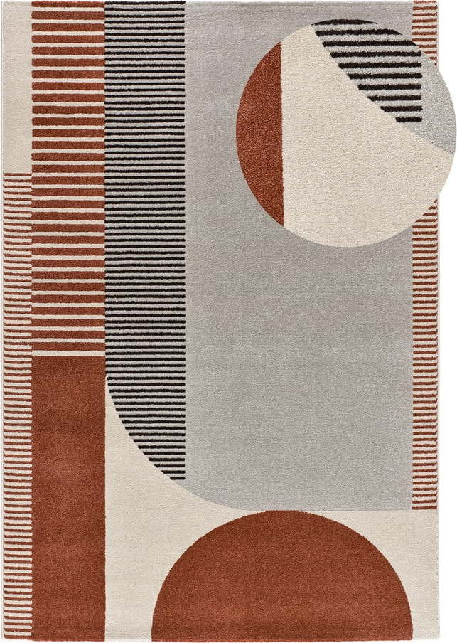 Červeno-šedý koberec 120x170 cm Gaia – Universal