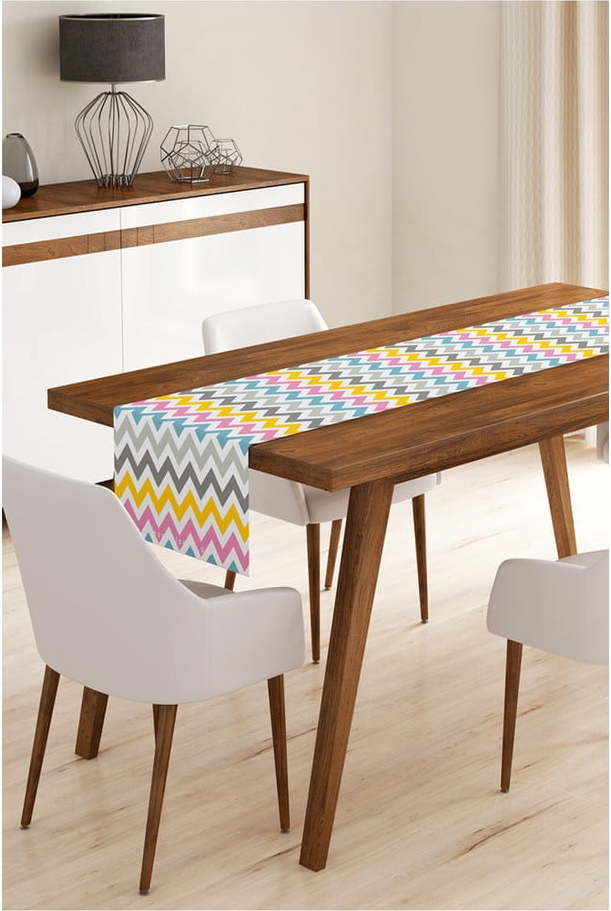 Běhoun na stůl 45x140 cm Zig Zag – Minimalist Cushion Covers
