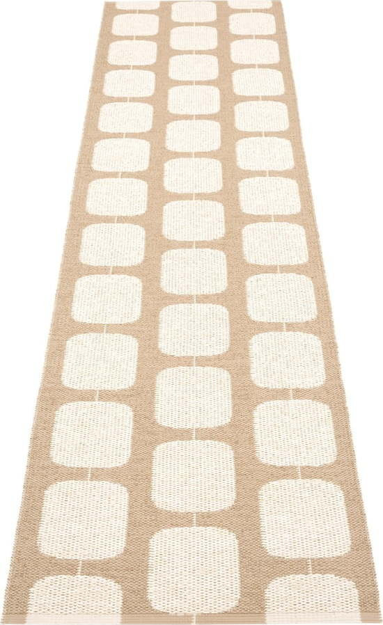 Béžovo-krémový vnitřní a venkovní běhoun 70x300 cm Sten Light Nougat – Pappelina