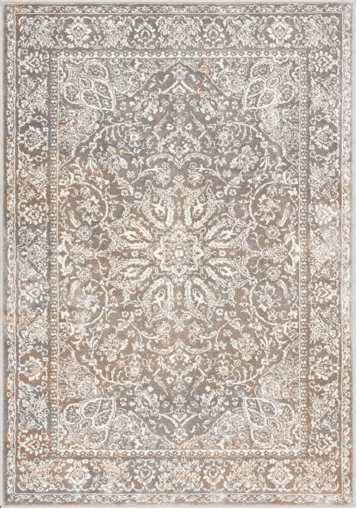 Šedo-béžový koberec 133x190 cm Sensi Idra – FD