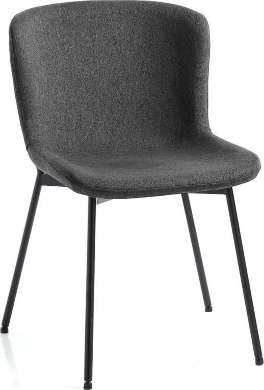Tmavě šedé jídelní židle v sadě 2 ks Snug – Tomasucci