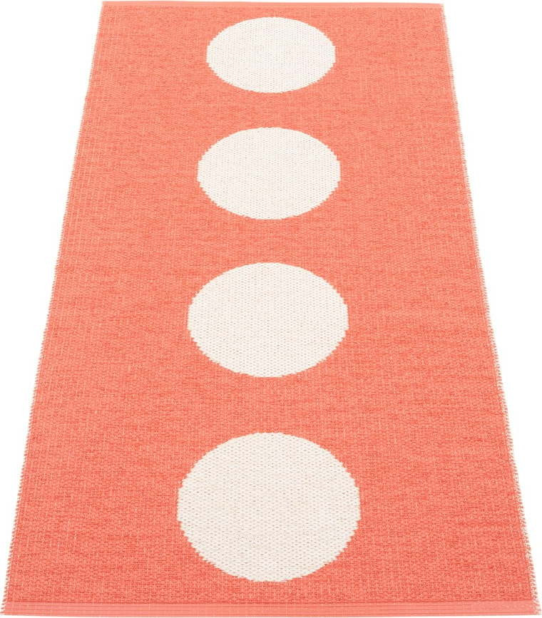 Vnitřní a venkovní běhoun v lososové barvě 70x150 cm Vera Flamingo – Pappelina