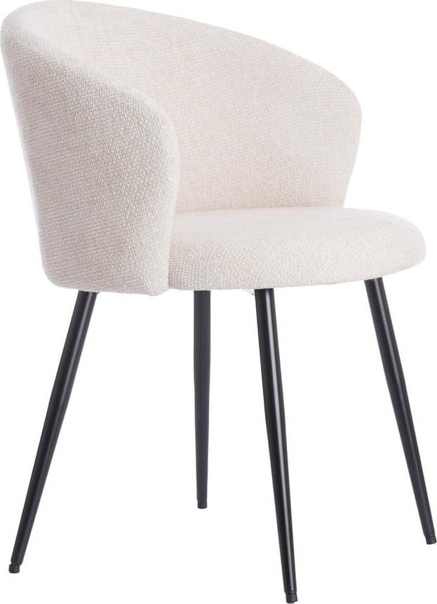 Krémové kovové jídelní židle v sadě 2 ks Radaja – Light & Living