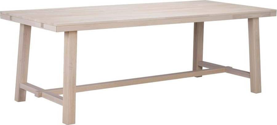 Matně lakovaný dubový jídelní stůl Rowico Brooklyn, 220 x 95 cm