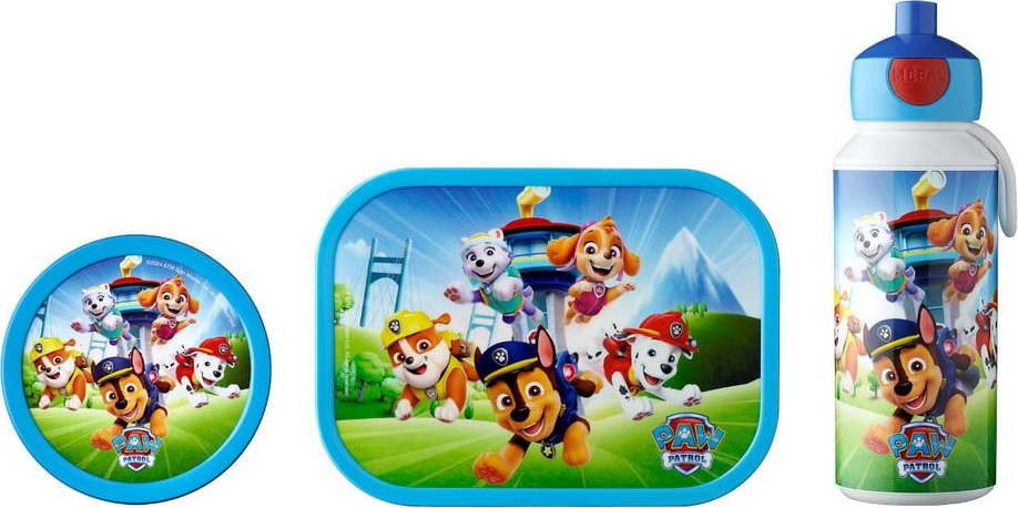 2 ks dětského svačinového boxu s lahví Paw patrol pups – Mepal