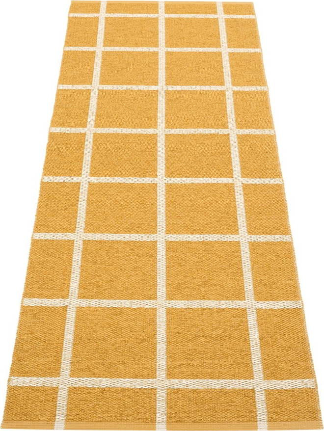 Okrově žlutý vnitřní a venkovní běhoun 70x225 cm Ada Ochre – Pappelina