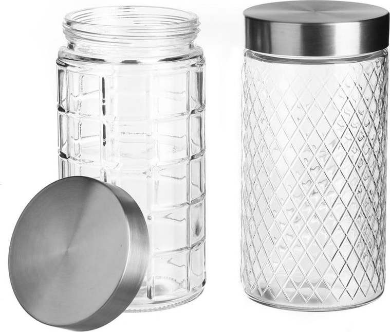 Skleněné dózy na potraviny v sadě 2 ks – Casa Selección