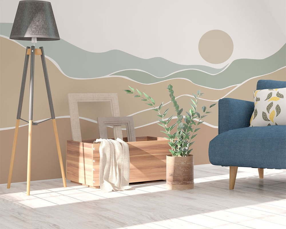 Samolepka na zeď 250x200 cm Desert Sunrise – Ambiance