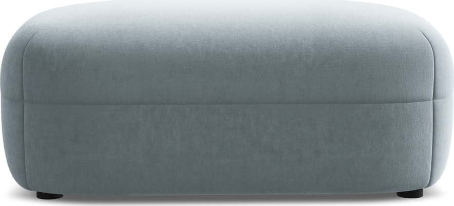 Světle modrá sametová podnožka Moana – Makamii