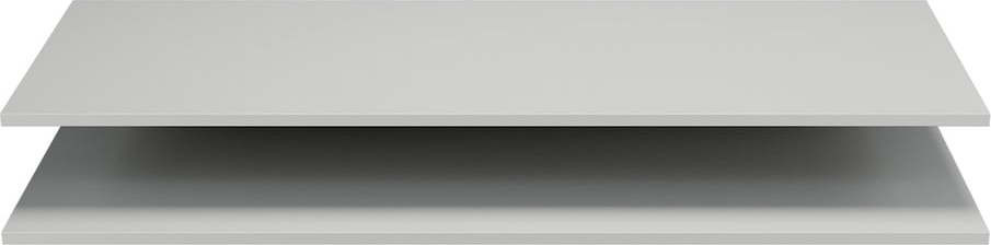 Světle šedé přídavné police z borovicového dřeva v sadě 2 ks Organize – BePureHome