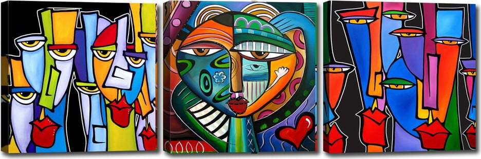 Sada 3 obrazů Tablo Center