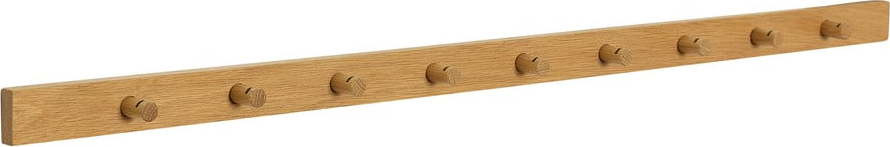 Nástěnný věšák v dekoru dubu v přírodní barvě 100 cm Cosplay – Hübsch